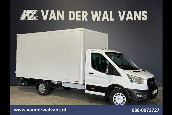Ford Transit 2.0 TDCI 130pk Bakwagen L4.35m Laadklep Euro6 Airco | Camera | Cruisecontrol | Verwarmde voorruit Bijrijdersbank, 970kg laadvermogen