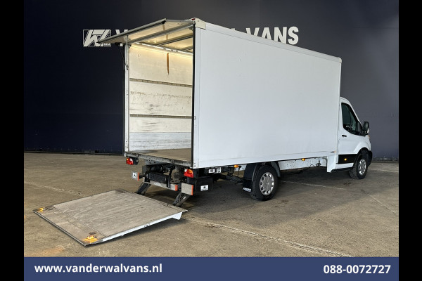 Ford Transit 2.0 TDCI 130pk Bakwagen L4.35m Laadklep Euro6 Airco | Camera | Cruisecontrol | Verwarmde voorruit Bijrijdersbank, 970kg laadvermogen