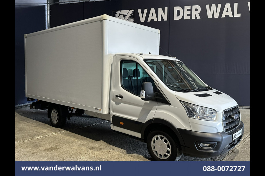 Ford Transit 2.0 TDCI 130pk Bakwagen L4.35m Laadklep Euro6 Airco | Camera | Cruisecontrol | Verwarmde voorruit Bijrijdersbank, 970kg laadvermogen