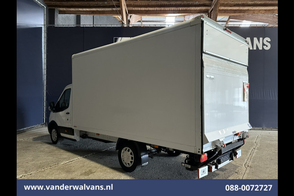 Ford Transit 2.0 TDCI 130pk Bakwagen L4.35m Laadklep Euro6 Airco | Camera | Cruisecontrol | Verwarmde voorruit Bijrijdersbank, 970kg laadvermogen