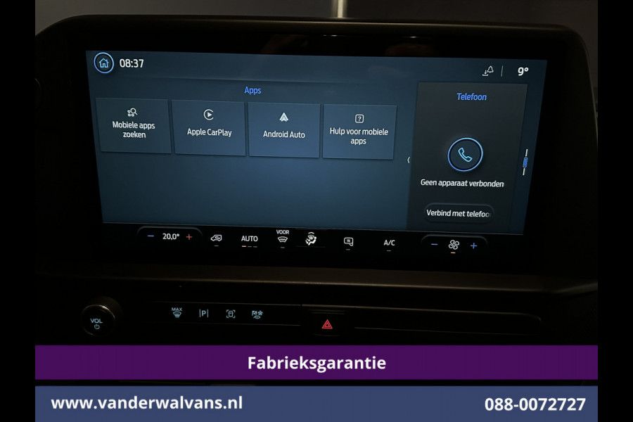 Ford Transit Custom 2.0 TDCI 111pk L1H1 Fabrieksgarantie Euro6 Airco | Camera | LED | Apple Carplay | Cruisecontrol Android Auto, Verwarmde voorruit, Parkeersensoren, Bijrijdersbank