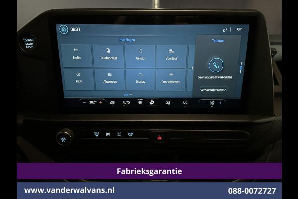 Ford Transit Custom 2.0 TDCI 111pk L1H1 Fabrieksgarantie Euro6 Airco | Camera | LED | Apple Carplay | Cruisecontrol Android Auto, Verwarmde voorruit, Parkeersensoren, Bijrijdersbank