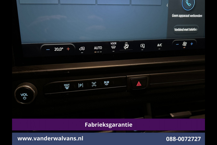 Ford Transit Custom 2.0 TDCI 111pk L1H1 Fabrieksgarantie Euro6 Airco | Camera | LED | Apple Carplay | Cruisecontrol Android Auto, Verwarmde voorruit, Parkeersensoren, Bijrijdersbank