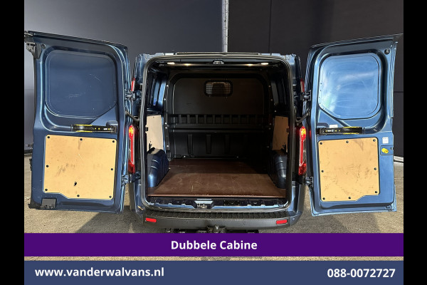 Ford Transit Custom 2.0 TDCI 131pk L2H1 Dubbele Cabine Euro6 Airco | 6-zits | Camera | LED | 2800kg Trekhaak | LM Velgen | Cruisecontrol, Android Auto, Verwarmde Voorruit, Parkeersensoren, Bijrijdersbank