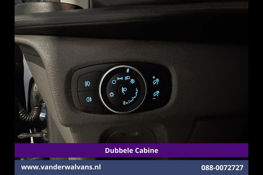 Ford Transit Custom 2.0 TDCI 131pk L2H1 Dubbele Cabine Euro6 Airco | 6-zits | Camera | LED | 2800kg Trekhaak | LM Velgen | Cruisecontrol, Android Auto, Verwarmde Voorruit, Parkeersensoren, Bijrijdersbank