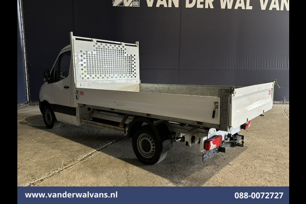Mercedes-Benz Sprinter 317 CDI 170pk Pick up Kipper Open Laadbak Euro6 Airco | 2800kg Trekhaak | Bijrijdersbank