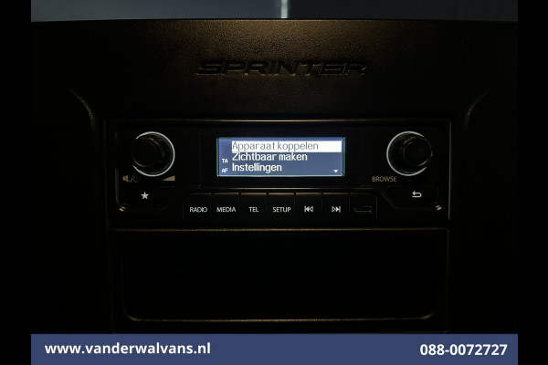 Mercedes-Benz Sprinter 317 CDI 170pk Pick up Kipper Open Laadbak Euro6 Airco | 2800kg Trekhaak | Bijrijdersbank