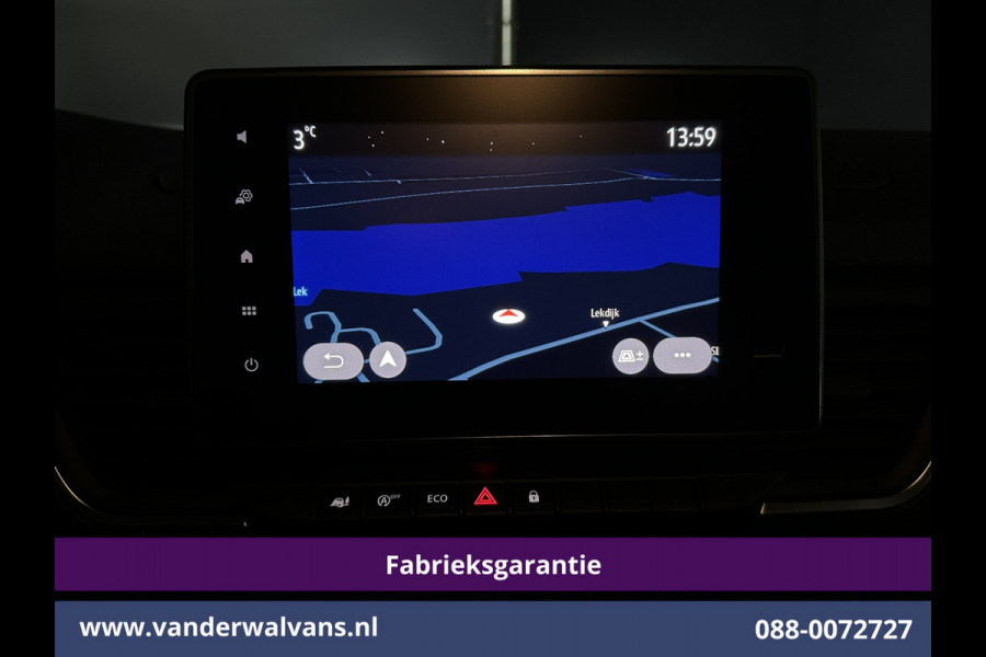 Renault Trafic 2.0 BluedCi 130pk L2H1 Fabrieksgarantie Euro6 Airco | Navigatie | LED | Cruisecontrol Parkeersensoren, Bijrijdersbank