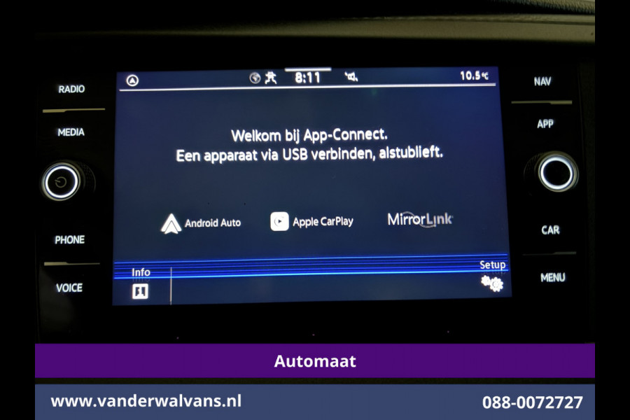 Volkswagen Transporter 2.0 TDI 150pk Automaat L1H1 Euro6 Airco | Camera | Apple Carplay | Cruisecontrol Android Auto, Parkeersensoren, Bijrijdersbank