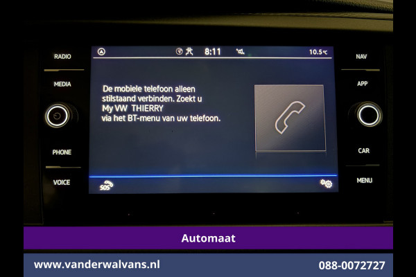 Volkswagen Transporter 2.0 TDI 150pk Automaat L1H1 Euro6 Airco | Camera | Apple Carplay | Cruisecontrol Android Auto, Parkeersensoren, Bijrijdersbank