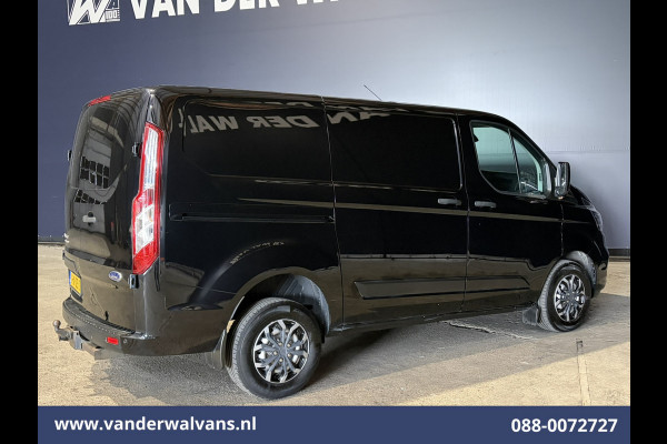 Ford Transit Custom 2.0 TDCI 130pk L1H1 Euro6 Airco | LED | 2500kg Trekhaak | Cruisecontrol | Verwarmde voorruit Parkeersensoren, Bijrijdersbank