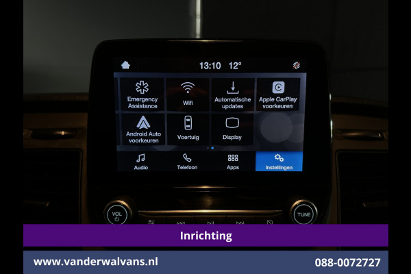 Ford Transit Custom 2.0 TDCI 130pk L2H1 Inrichting Euro6 Airco | 2800kg Trekhaak | Omvormer | Camera | Apple Carplay | LED Android Auto, Cruisecontrol, Stoelverwarming, Verwarmde voorruit, Parkeersensoren