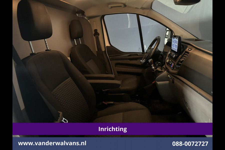 Ford Transit Custom 2.0 TDCI 130pk L2H1 Inrichting Euro6 Airco | 2800kg Trekhaak | Omvormer | Camera | Apple Carplay | LED Android Auto, Cruisecontrol, Stoelverwarming, Verwarmde voorruit, Parkeersensoren