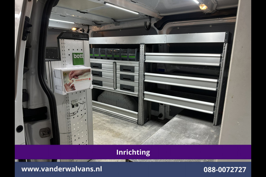 Ford Transit Custom 2.0 TDCI 130pk L2H1 Inrichting Euro6 Airco | 2800kg Trekhaak | Omvormer | Camera | Apple Carplay | LED Android Auto, Cruisecontrol, Stoelverwarming, Verwarmde voorruit, Parkeersensoren
