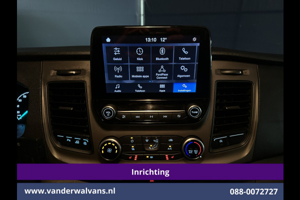 Ford Transit Custom 2.0 TDCI 130pk L2H1 Inrichting Euro6 Airco | 2800kg Trekhaak | Omvormer | Camera | Apple Carplay | LED Android Auto, Cruisecontrol, Stoelverwarming, Verwarmde voorruit, Parkeersensoren