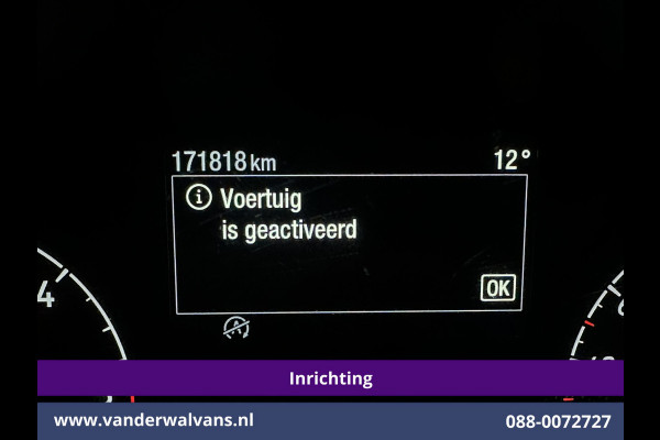 Ford Transit Custom 2.0 TDCI 130pk L2H1 Inrichting Euro6 Airco | 2800kg Trekhaak | Omvormer | Camera | Apple Carplay | LED Android Auto, Cruisecontrol, Stoelverwarming, Verwarmde voorruit, Parkeersensoren
