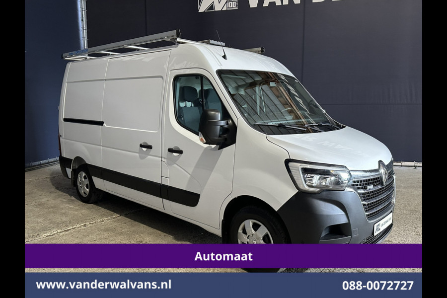 Renault Master 2.3 dCi 180pk Automaat L2H2 Inrichting Euro6 Airco | 2x zijdeur | Imperiaal | 2500kg Trekhaak | Navigatie Parkeersensoren, Bijrijdersbank