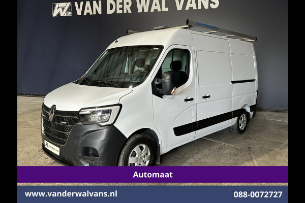 Renault Master 2.3 dCi 180pk Automaat L2H2 Inrichting Euro6 Airco | 2x zijdeur | Imperiaal | 2500kg Trekhaak | Navigatie Parkeersensoren, Bijrijdersbank