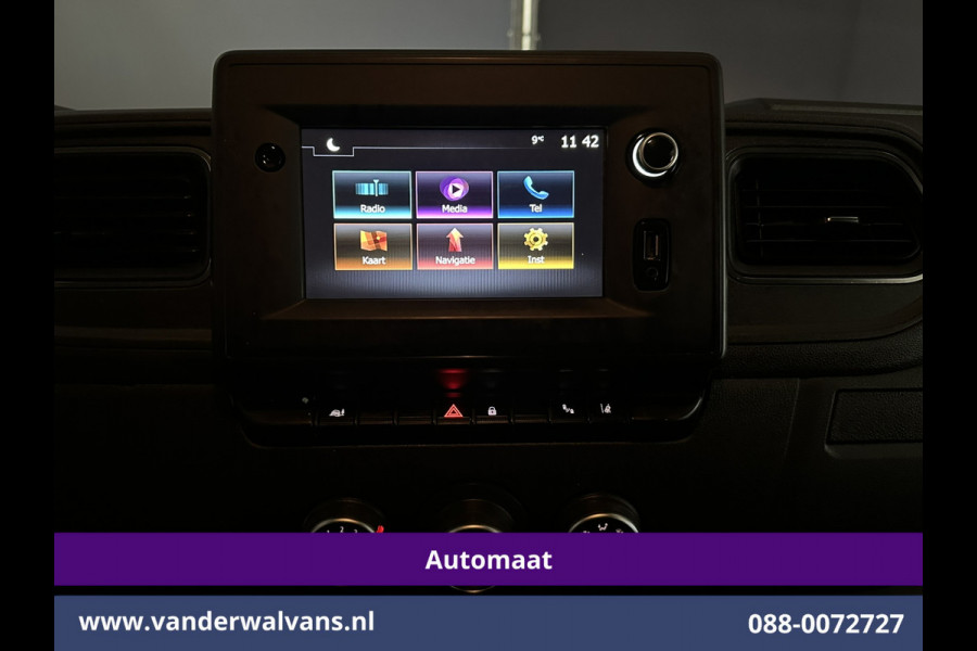 Renault Master 2.3 dCi 180pk Automaat L2H2 Inrichting Euro6 Airco | 2x zijdeur | Imperiaal | 2500kg Trekhaak | Navigatie Parkeersensoren, Bijrijdersbank