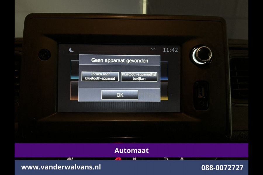 Renault Master 2.3 dCi 180pk Automaat L2H2 Inrichting Euro6 Airco | 2x zijdeur | Imperiaal | 2500kg Trekhaak | Navigatie Parkeersensoren, Bijrijdersbank