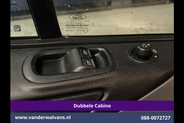 Ford Transit Custom 2.0 TDCI 130pk L2H1 Dubbele Cabine Euro6 Airco | 6-Zits | LED | Cruisecontrol | Trekhaak Parkeersensoren, Verwarmde voorruit