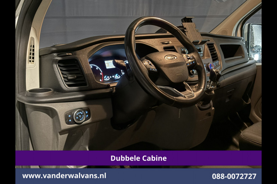 Ford Transit Custom 2.0 TDCI 130pk L2H1 Dubbele Cabine Euro6 Airco | 6-Zits | LED | Cruisecontrol | Trekhaak Parkeersensoren, Verwarmde voorruit