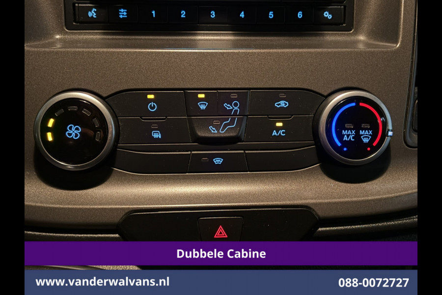 Ford Transit Custom 2.0 TDCI 130pk L2H1 Dubbele Cabine Euro6 Airco | 6-Zits | LED | Cruisecontrol | Trekhaak Parkeersensoren, Verwarmde voorruit