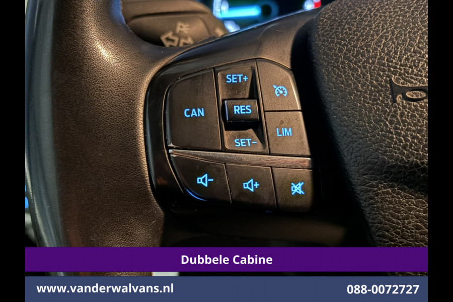 Ford Transit Custom 2.0 TDCI 130pk L2H1 Dubbele Cabine Euro6 Airco | 6-Zits | LED | Cruisecontrol | Trekhaak Parkeersensoren, Verwarmde voorruit