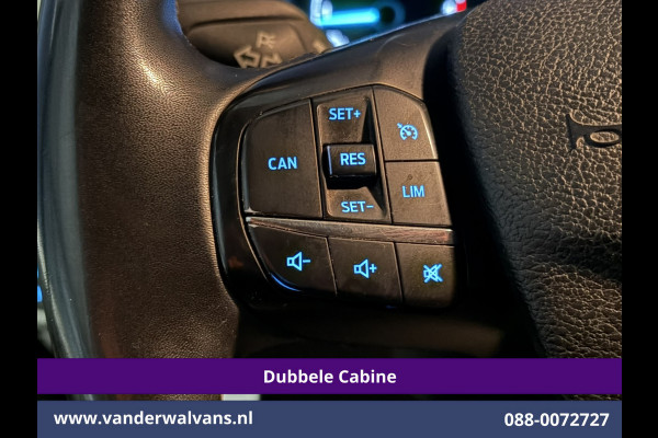 Ford Transit Custom 2.0 TDCI 130pk L2H1 Dubbele Cabine Euro6 Airco | 6-Zits | LED | Cruisecontrol | Trekhaak Parkeersensoren, Verwarmde voorruit