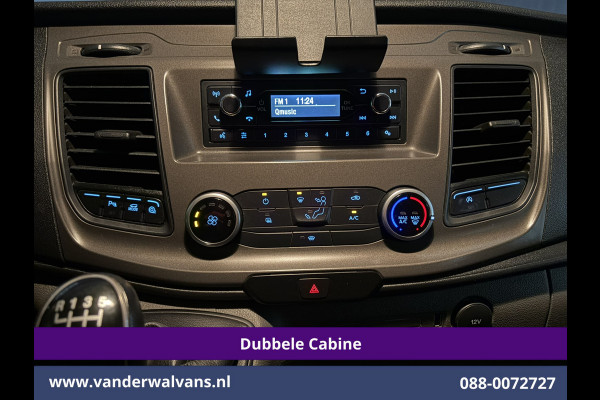 Ford Transit Custom 2.0 TDCI 130pk L2H1 Dubbele Cabine Euro6 Airco | 6-Zits | LED | Cruisecontrol | Trekhaak Parkeersensoren, Verwarmde voorruit