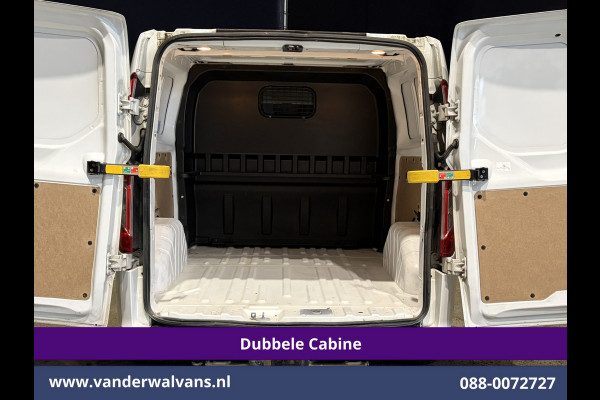 Ford Transit Custom 2.0 TDCI 130pk L2H1 Dubbele Cabine Euro6 Airco | 6-Zits | LED | Cruisecontrol | Trekhaak Parkeersensoren, Verwarmde voorruit