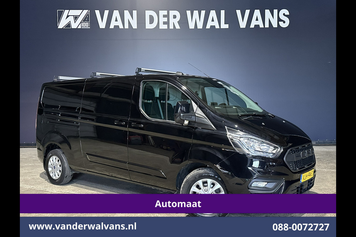 Ford Transit Custom 2.0 TDCI 130pk Automaat L2H1 Euro6 Airco | Camera | Navigatie | Apple Carplay | LED | Cruisecontrol LM velgen, Stoelverwarming, Verwarmde voorruit, Trekhaak, Parkeersensoren, Dakdragers, Bijrijdersbank