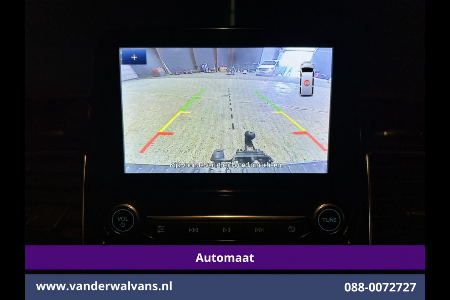 Ford Transit Custom 2.0 TDCI 130pk Automaat L2H1 Euro6 Airco | Camera | Navigatie | Apple Carplay | LED | Cruisecontrol LM velgen, Stoelverwarming, Verwarmde voorruit, Trekhaak, Parkeersensoren, Dakdragers, Bijrijdersbank