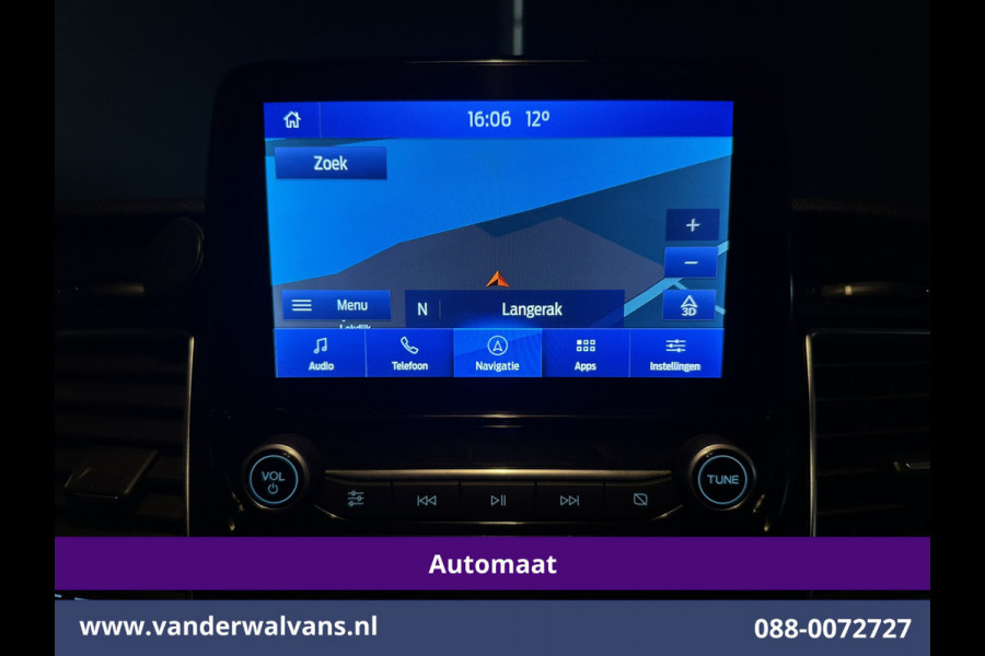 Ford Transit Custom 2.0 TDCI 130pk Automaat L2H1 Euro6 Airco | Camera | Navigatie | Apple Carplay | LED | Cruisecontrol LM velgen, Stoelverwarming, Verwarmde voorruit, Trekhaak, Parkeersensoren, Dakdragers, Bijrijdersbank