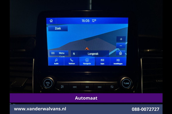 Ford Transit Custom 2.0 TDCI 130pk Automaat L2H1 Euro6 Airco | Camera | Navigatie | Apple Carplay | LED | Cruisecontrol LM velgen, Stoelverwarming, Verwarmde voorruit, Trekhaak, Parkeersensoren, Dakdragers, Bijrijdersbank