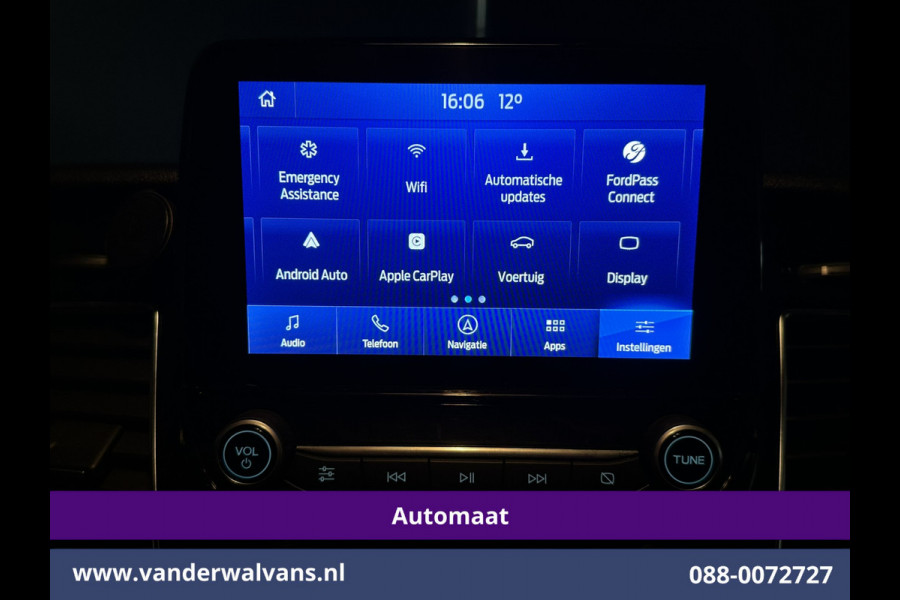 Ford Transit Custom 2.0 TDCI 130pk Automaat L2H1 Euro6 Airco | Camera | Navigatie | Apple Carplay | LED | Cruisecontrol LM velgen, Stoelverwarming, Verwarmde voorruit, Trekhaak, Parkeersensoren, Dakdragers, Bijrijdersbank
