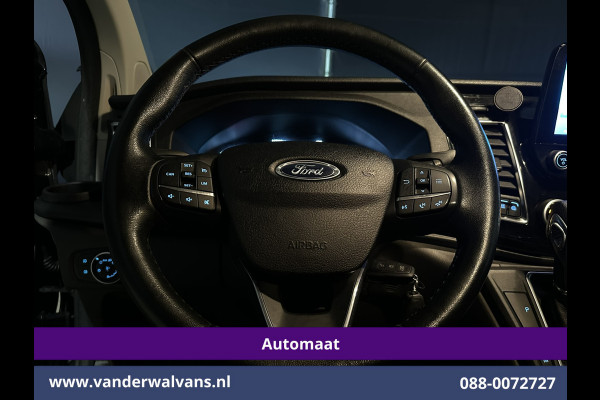 Ford Transit Custom 2.0 TDCI 130pk Automaat L2H1 Euro6 Airco | Camera | Navigatie | Apple Carplay | LED | Cruisecontrol LM velgen, Stoelverwarming, Verwarmde voorruit, Trekhaak, Parkeersensoren, Dakdragers, Bijrijdersbank