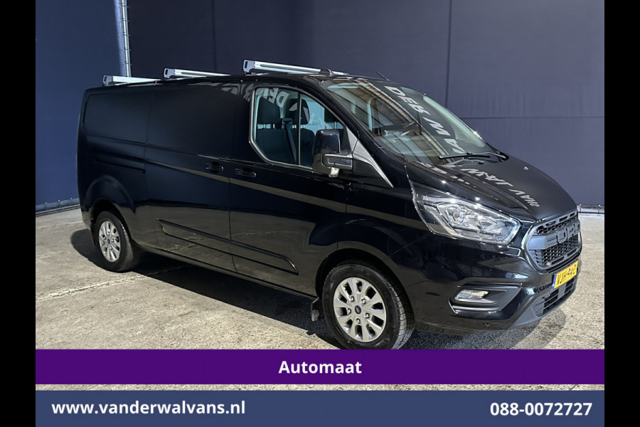 Ford Transit Custom 2.0 TDCI 130pk Automaat L2H1 Euro6 Airco | Camera | Navigatie | Apple Carplay | LED | Cruisecontrol LM velgen, Stoelverwarming, Verwarmde voorruit, Trekhaak, Parkeersensoren, Dakdragers, Bijrijdersbank