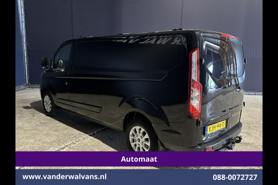 Ford Transit Custom 2.0 TDCI 130pk Automaat L2H1 Euro6 Airco | Camera | Navigatie | Apple Carplay | LED | Cruisecontrol LM velgen, Stoelverwarming, Verwarmde voorruit, Trekhaak, Parkeersensoren, Dakdragers, Bijrijdersbank