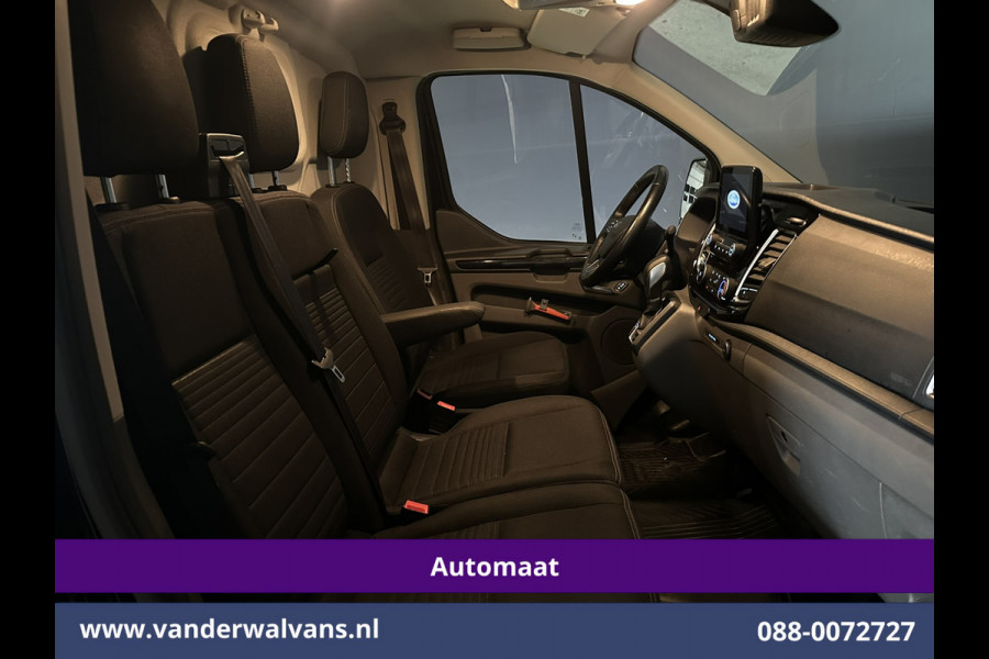 Ford Transit Custom 2.0 TDCI 130pk Automaat L2H1 Euro6 Airco | Camera | Navigatie | Apple Carplay | LED | Cruisecontrol LM velgen, Stoelverwarming, Verwarmde voorruit, Trekhaak, Parkeersensoren, Dakdragers, Bijrijdersbank