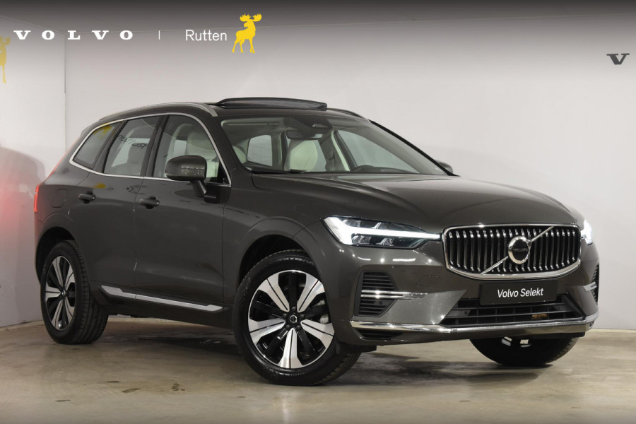 Volvo XC60 T6 340PK Automaat Plug-in Hybrid AWD Inscription / Navigatie / Elektrisch glazen schuif-kanteldak / Leder Blond / Stuur & Stoelverwarming / Elektrische achterklep / Cruise control
