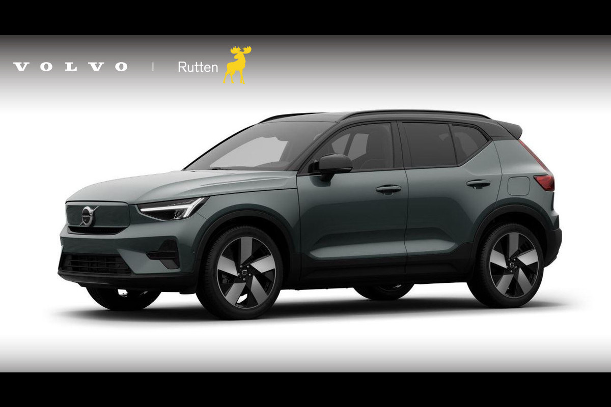 Volvo EX40 252PK Single Motor Extended Range 82 kWh Plus / Lounge pakket / Extra getint glas / Panoramadak / 360 Camera / 20''velgen / zwart dak