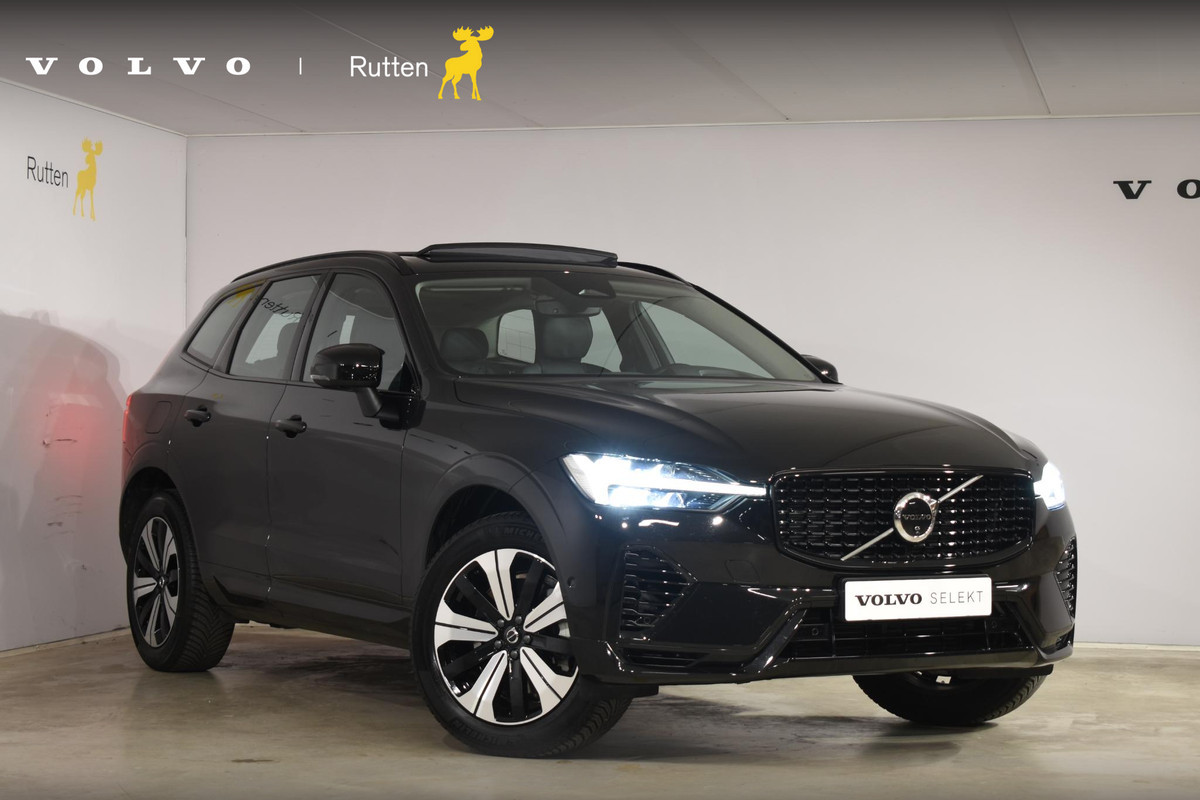 Volvo XC60 T6 350PK Automaat Plug-in Hybrid AWD Plus Dark / Navigatie / 360 Camera / Adaptieve Cruise Control / Stuur & Stoelverwarming / Elektr. Achterklep / Schuifdak / Trekhaak