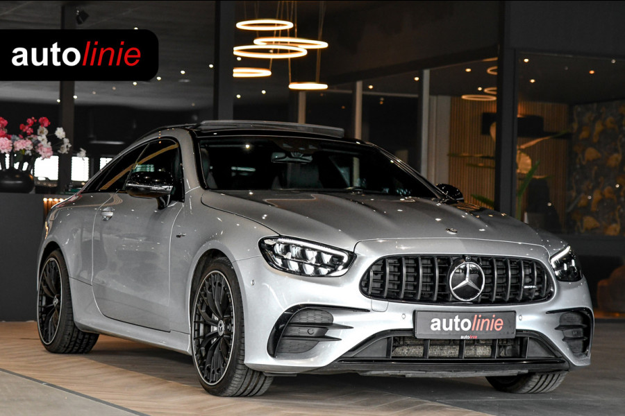 Mercedes-Benz E-Klasse Coupé AMG 53 4MATIC+. Pano, Luchtv, Memory, Distro+, Burm, Camera, Dodeh, CarPlay!