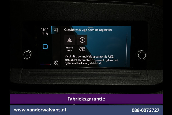 Volkswagen Caddy Cargo Maxi 2.0 TDI 102pk L2H1 Fabrieksgarantie Euro6 Airco | Camera | Apple Carplay | Bumper in de kleur Android Auto, Zijdeur