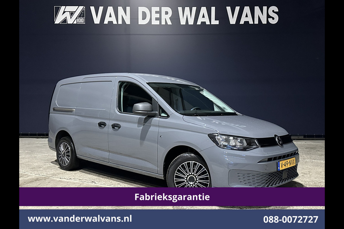 Volkswagen Caddy Cargo Maxi 2.0 TDI 102pk L2H1 Fabrieksgarantie Euro6 Airco | Camera | Apple Carplay | Bumper in de kleur Android Auto, Zijdeur