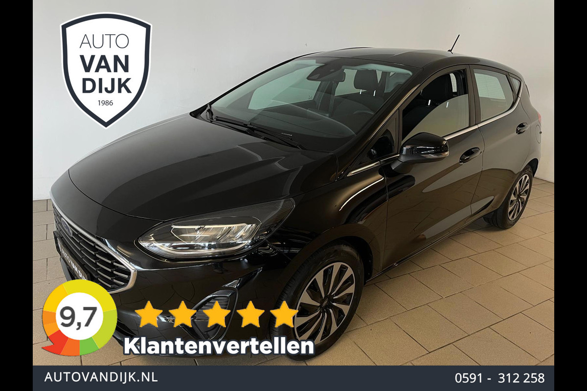 Ford Fiesta 1.0 EcoBoost Hybrid Titanium CLiMATE AIRCO NAVI CRUISE BLUETOOTH APPLE CARPLAY PDC CHROOM ZEER NETTE AUTO