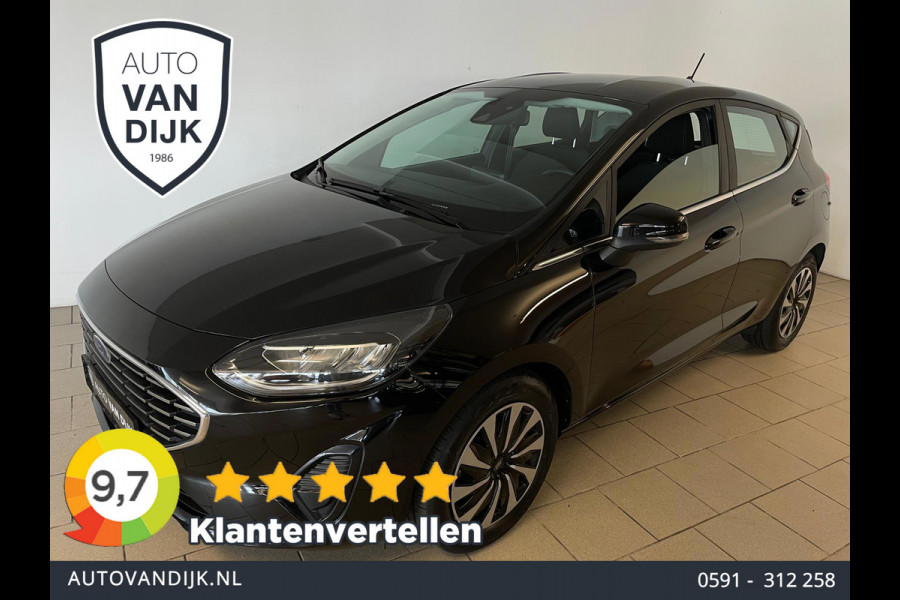 Ford Fiesta 1.0 EcoBoost Hybrid Titanium CLiMATE AIRCO NAVI CRUISE BLUETOOTH APPLE CARPLAY PDC CHROOM ZEER NETTE AUTO