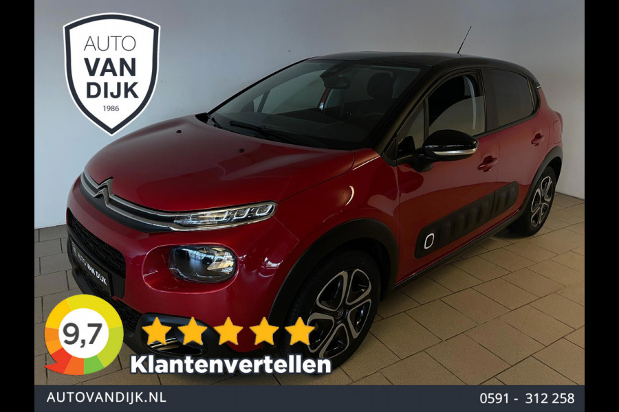 Citroën C3 1.2 S&S Feel Edition AIRCO CLIMA NAVI CRUISE APPLE CARPLAY TREKHAAK PDC PRIVACY GLAS NIEUWSTAAT