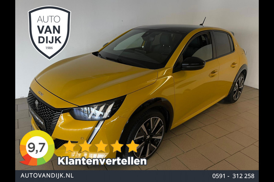 Peugeot 208 1.2 PureTech GT-Line 100PK AUTOMAAT AIRCO CLIMA NAVI CRUISE APPLE CARPLAY LED VELGEN 1STE EIG NIEUWSTAAT